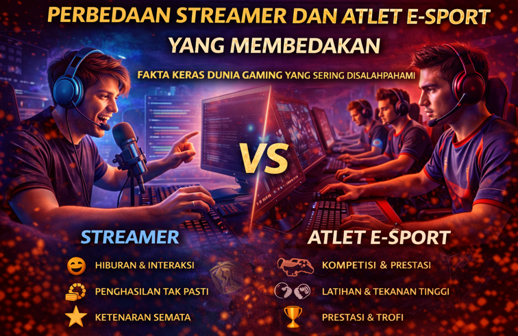 Perbedaan Streamer