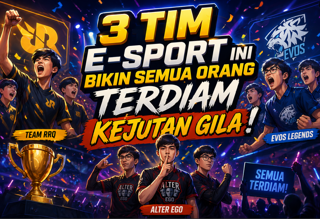 3 Tim E-Sport Ini Bikin Semua