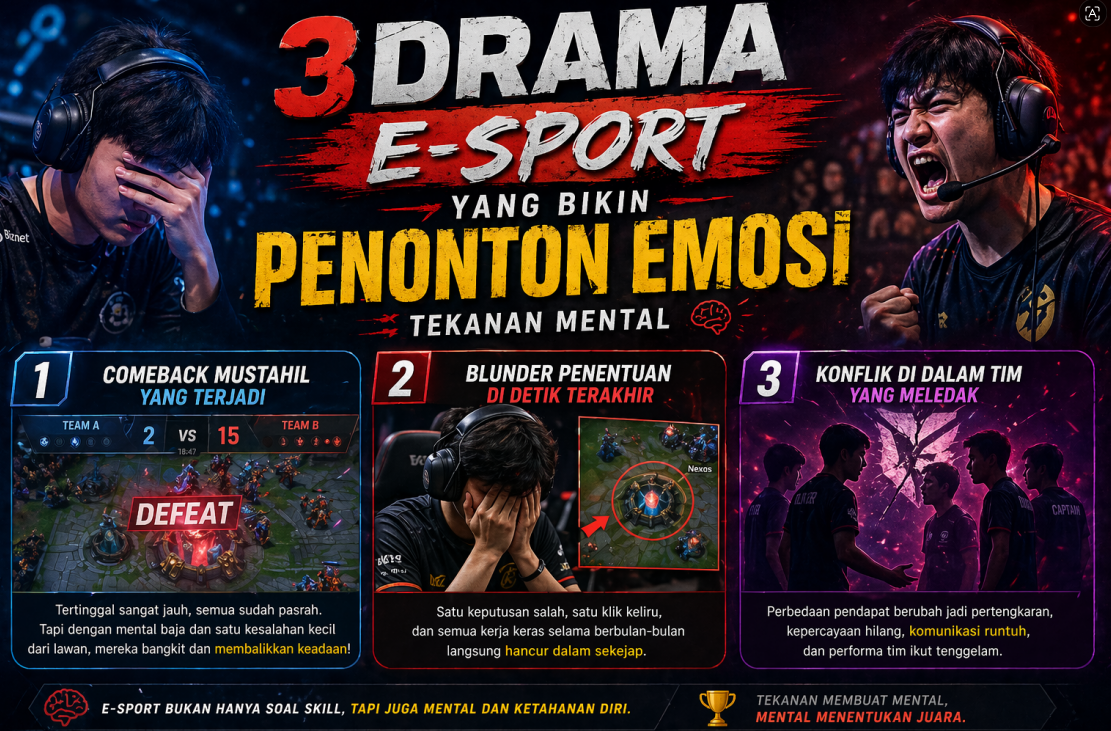 3 Drama E-Sport