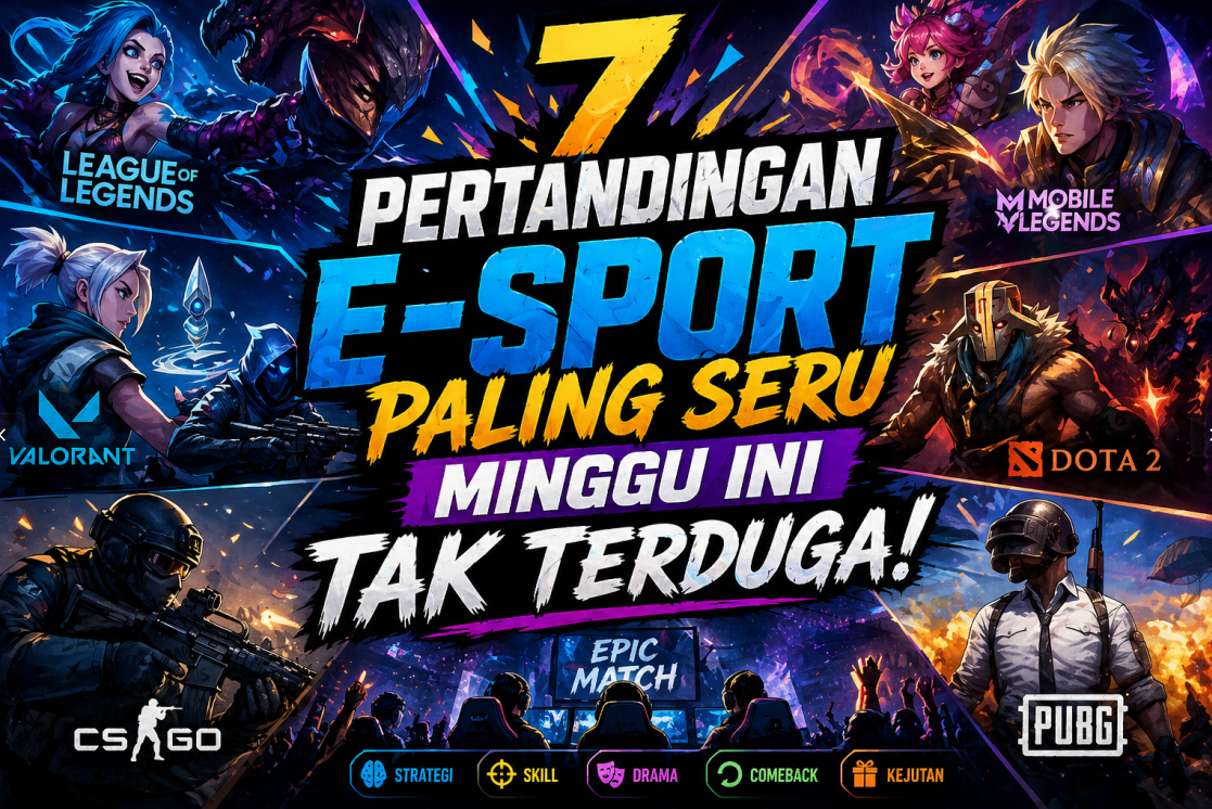7 Pertandingan E-Sport