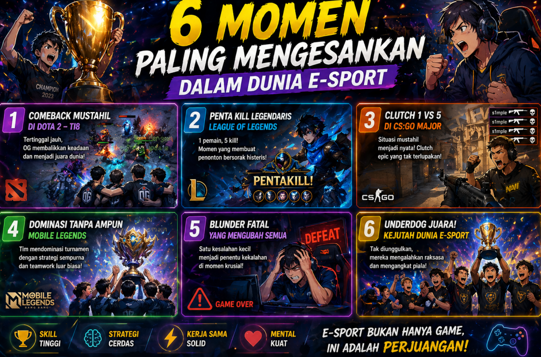 6 Momen Paling Mengesankan