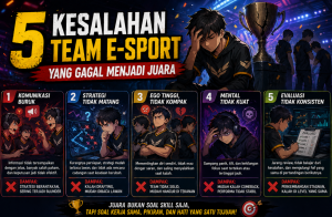 5 Kesalahan Team E-Sport