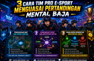 3 Cara Tim Pro E-Sport