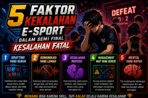 5 Faktor Kekalahan E-Sport