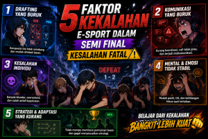 5 Faktor Kekalahan E-Sport