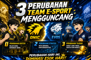 3 Perubahan Team E-Sport