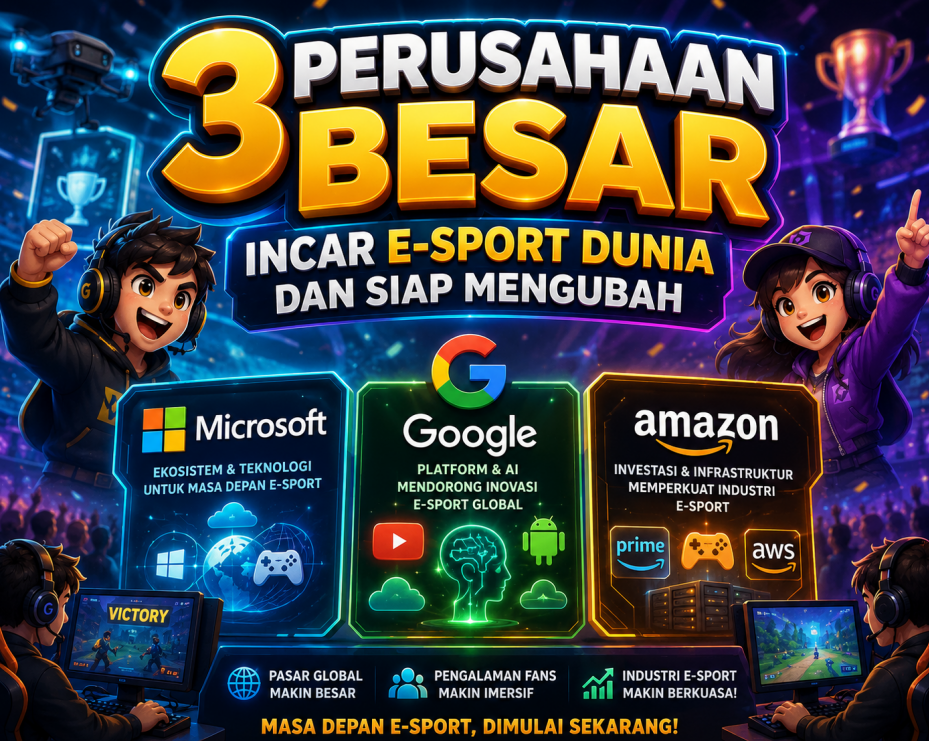 3 Perusahaan Besar Incar E-Sport