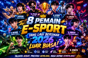 8 Pemain E-Sport