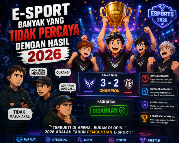 E-Sport Banyak yang Tidak Percaya