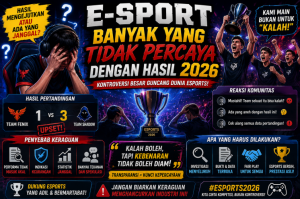 E-Sport Banyak yang Tidak Percaya
