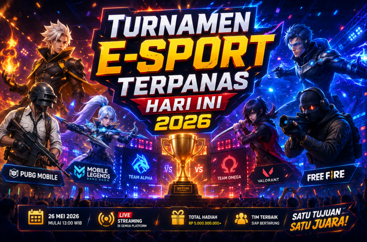 Turnamen E-Sport Terpanas