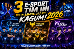3 E-Sport Tim Ini Bikin Semua