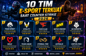 10 Tim E-Sport Terkuat