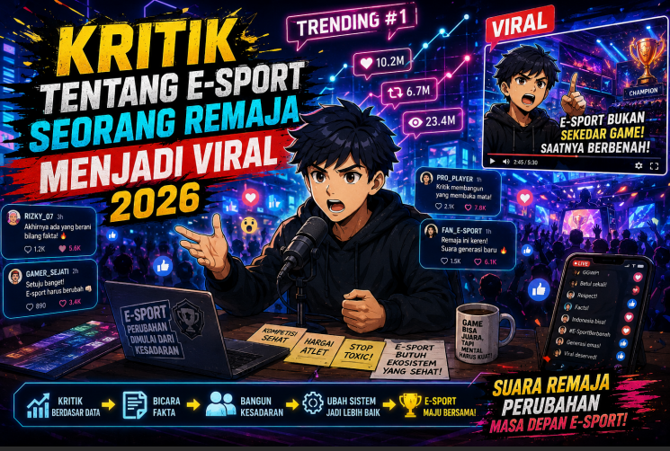 Kritik Tentang E-Sport Seorang Remaja