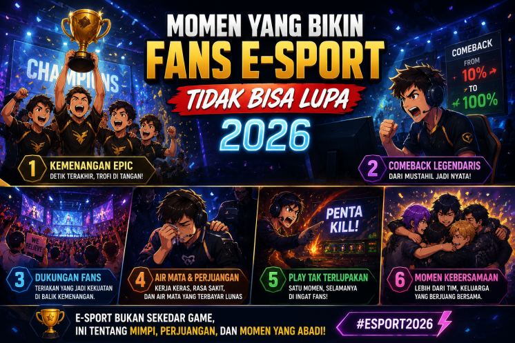 Momen yang Bikin Fans E-Sport