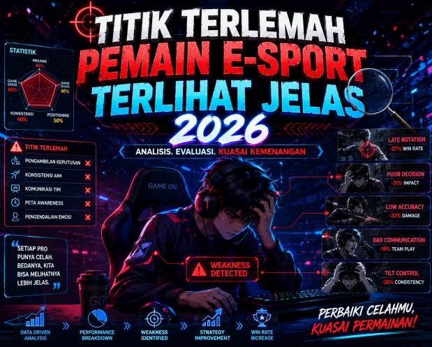 Titik Terlemah Pemain E-Sport