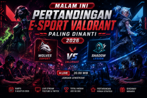 Malam Ini Pertandingan E-Sport