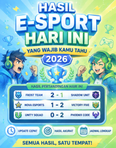 Hasil E-Sport Hari Ini